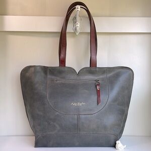 Ayelet Shachar Laguna Leather Tote Made In Israel